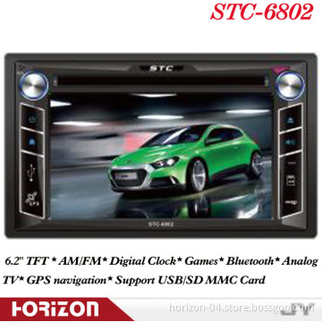 Car Audio 2 DIN Car DVD Player Stc-6802 DVD Player Navigation, DVD Auto